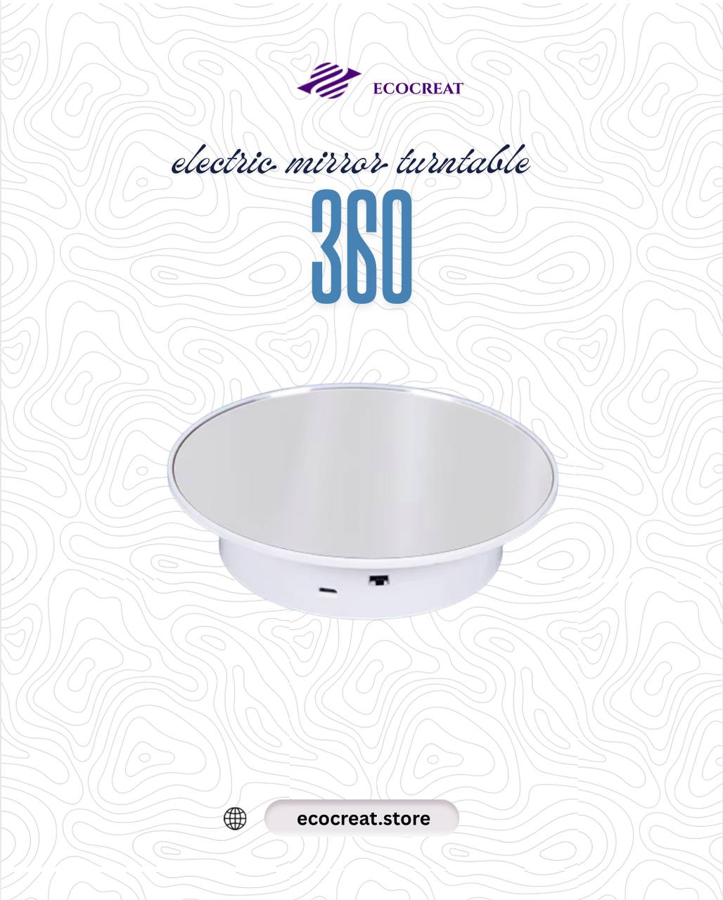 360 Electric mirror turntable
