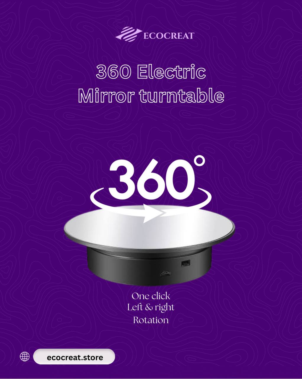 360 Electric mirror turntable