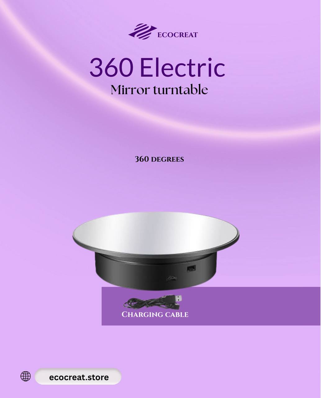 360 Electric mirror turntable