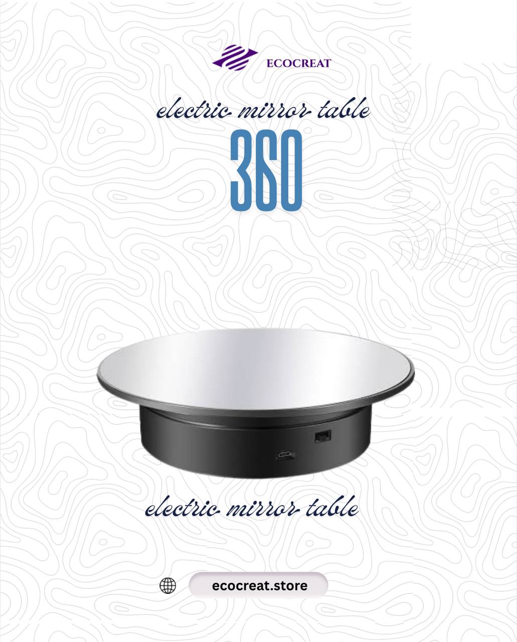 360 Electric mirror turntable